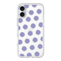 Slim Protection Premium Case［ Original - Favorite Color Polka Dots - Purple ］