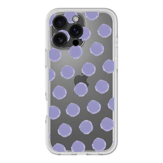 Slim Protection Premium Case［ Original - Favorite Color Polka Dots - Purple ］