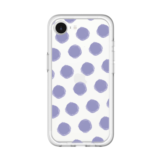 Slim Protection Premium Case［ Original - Favorite Color Polka Dots - Purple ］