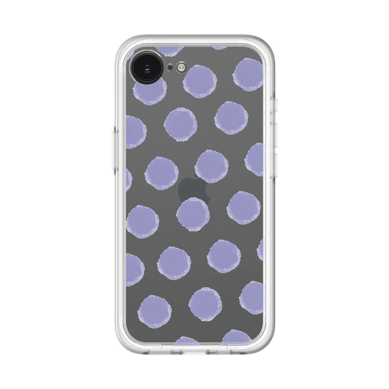 Slim Protection Premium Case［ Original - Favorite Color Polka Dots - Purple ］