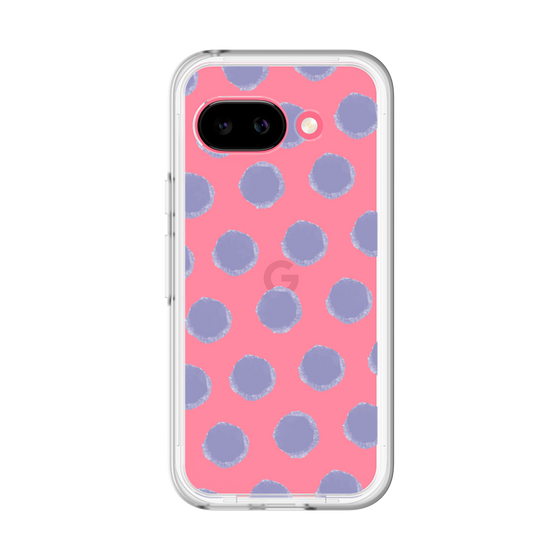 Slim Protection Premium Case［ Original - Favorite Color Polka Dots - Purple ］