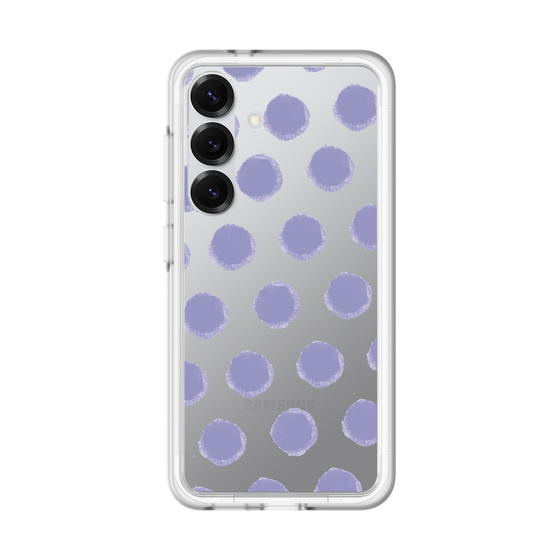 Slim Protection Premium Case［ Original - Favorite Color Polka Dots - Purple ］