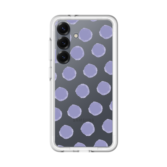 Slim Protection Premium Case［ Original - Favorite Color Polka Dots - Purple ］