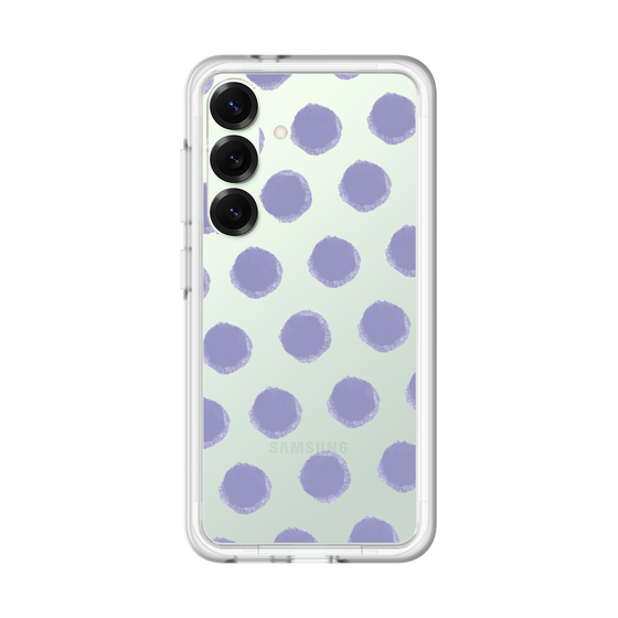 Slim Protection Premium Case［ Original - Favorite Color Polka Dots - Purple ］
