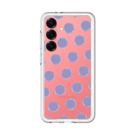 Slim Protection Premium Case［ Original - Favorite Color Polka Dots - Purple ］