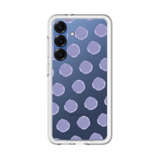 Slim Protection Premium Case［ Original - Favorite Color Polka Dots - Purple ］