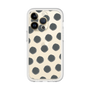 Slim Protection Premium Case［ Original - Favorite Color Polka Dots - Black ］