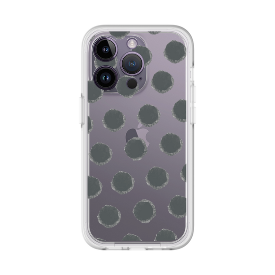 Slim Protection Premium Case［ Original - Favorite Color Polka Dots - Black ］