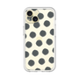 Slim Protection Premium Case［ Original - Favorite Color Polka Dots - Black ］
