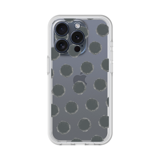 Slim Protection Premium Case［ Original - Favorite Color Polka Dots - Black ］