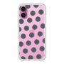 Slim Protection Premium Case［ Original - Favorite Color Polka Dots - Black ］