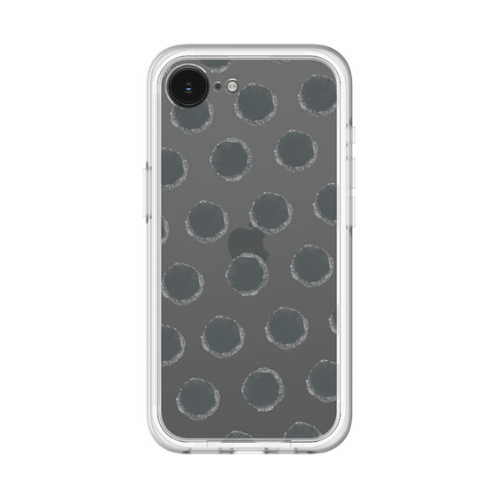 Slim Protection Premium Case［ Original - Favorite Color Polka Dots - Black ］