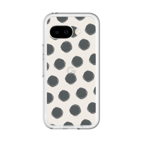Slim Protection Premium Case［ Original - Favorite Color Polka Dots - Black ］