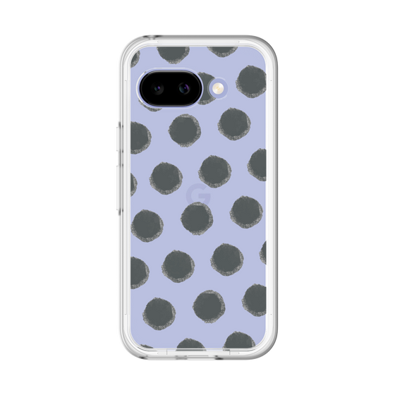 Slim Protection Premium Case［ Original - Favorite Color Polka Dots - Black ］