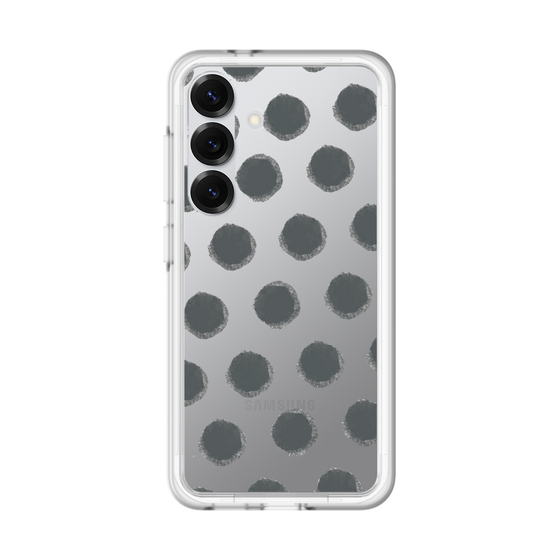 Slim Protection Premium Case［ Original - Favorite Color Polka Dots - Black ］