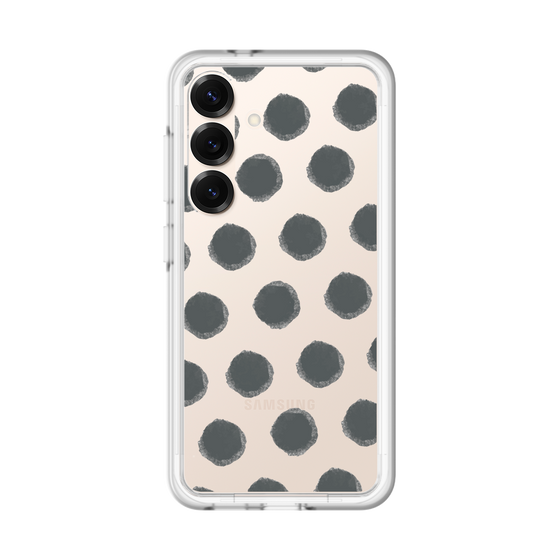 Slim Protection Premium Case［ Original - Favorite Color Polka Dots - Black ］