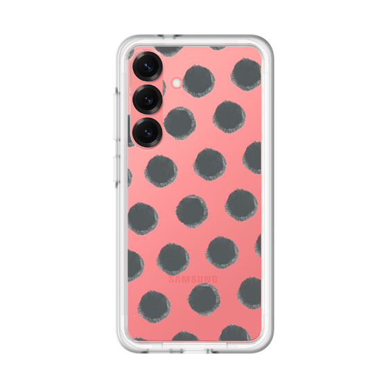 Slim Protection Premium Case［ Original - Favorite Color Polka Dots - Black ］