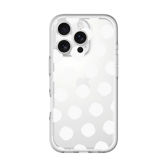 Slim Protection Premium Case［ Original - Favorite Color Polka Dots - White ］