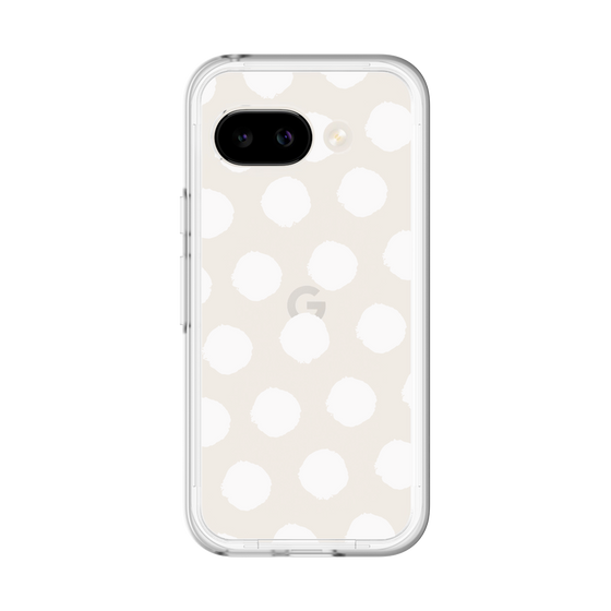 Slim Protection Premium Case［ Original - Favorite Color Polka Dots - White ］