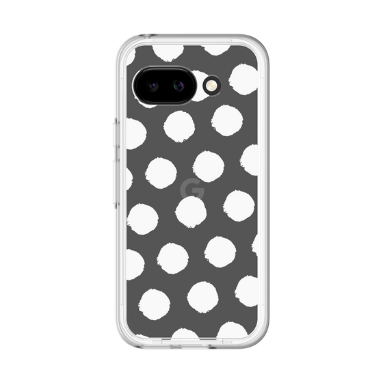 Slim Protection Premium Case［ Original - Favorite Color Polka Dots - White ］