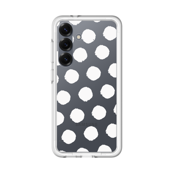 Slim Protection Premium Case［ Original - Favorite Color Polka Dots - White ］