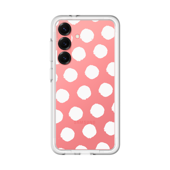 Slim Protection Premium Case［ Original - Favorite Color Polka Dots - White ］