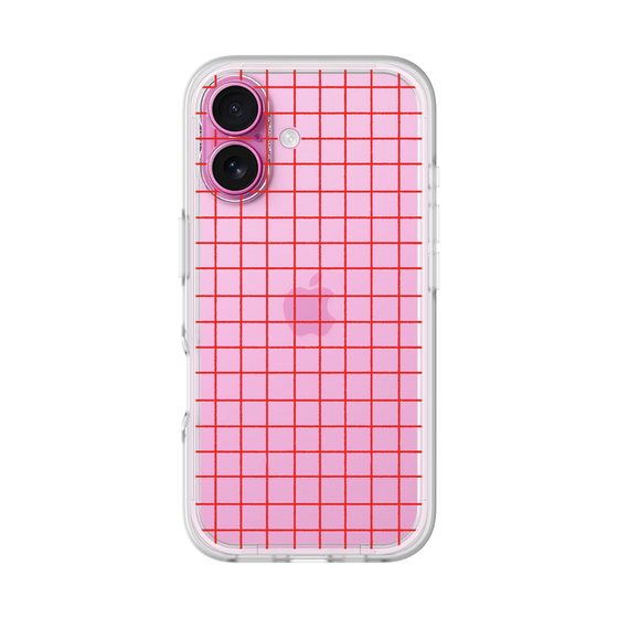 Slim Protection Premium Case［ Original - Favorite Color Check - Red ］