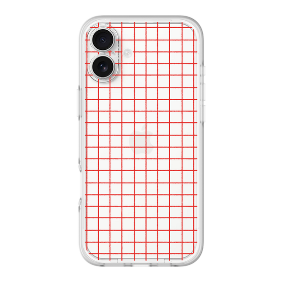Slim Protection Premium Case［ Original - Favorite Color Check - Red ］