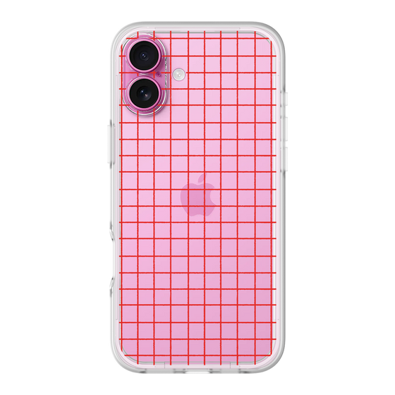 Slim Protection Premium Case［ Original - Favorite Color Check - Red ］