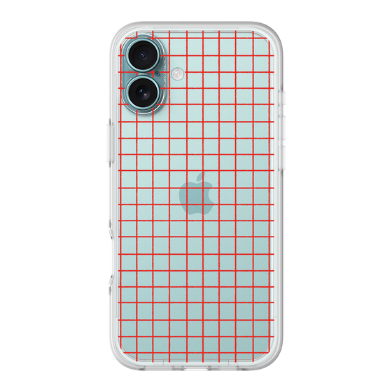Slim Protection Premium Case［ Original - Favorite Color Check - Red ］