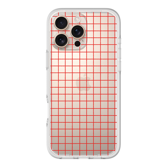 Slim Protection Premium Case［ Original - Favorite Color Check - Red ］