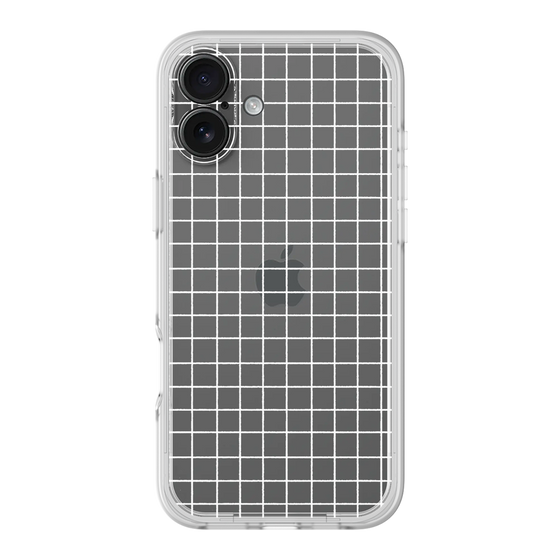 Slim Protection Premium Case［ Original - Favorite Color Check - White ］