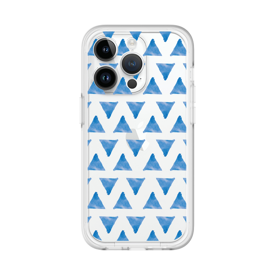 Slim Protection Premium Case［ Original - Favorite Color Triangle - Blue ］