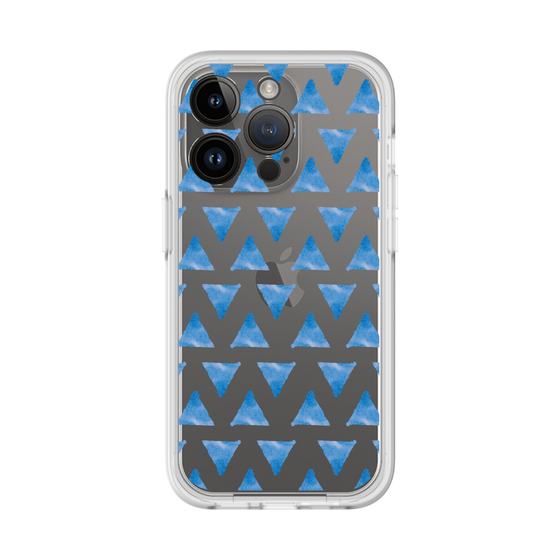 Slim Protection Premium Case［ Original - Favorite Color Triangle - Blue ］