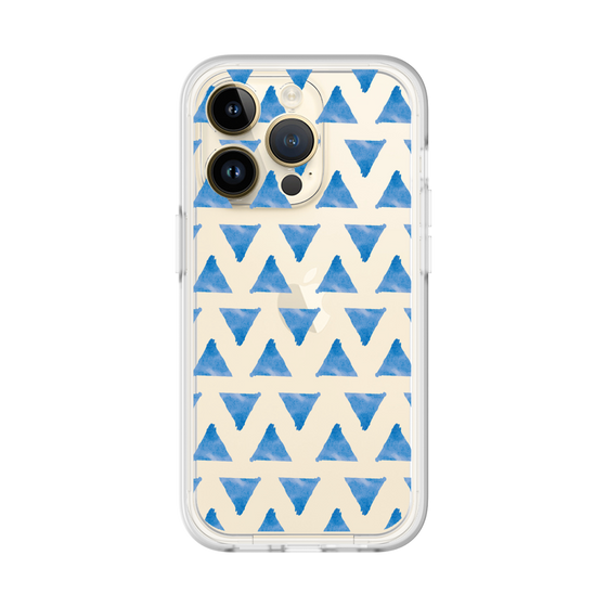Slim Protection Premium Case［ Original - Favorite Color Triangle - Blue ］