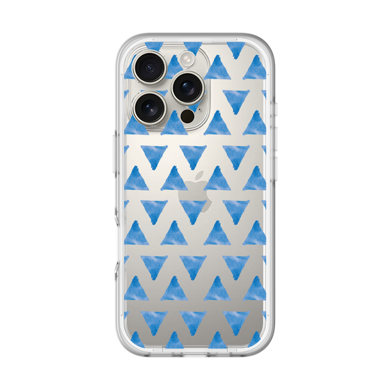 Slim Protection Premium Case［ Original - Favorite Color Triangle - Blue ］