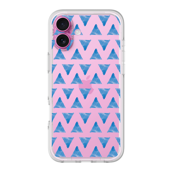 Slim Protection Premium Case［ Original - Favorite Color Triangle - Blue ］