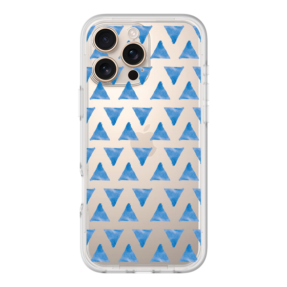 Slim Protection Premium Case［ Original - Favorite Color Triangle - Blue ］