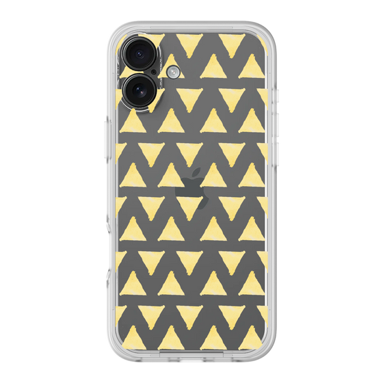 Slim Protection Premium Case［ Original - Favorite Color Triangle - Yellow ］
