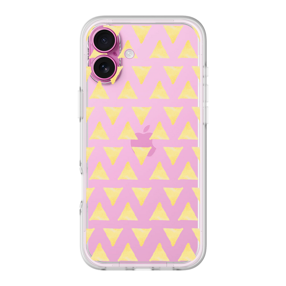 Slim Protection Premium Case［ Original - Favorite Color Triangle - Yellow ］