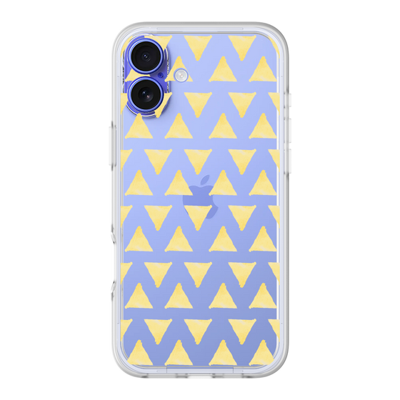 Slim Protection Premium Case［ Original - Favorite Color Triangle - Yellow ］