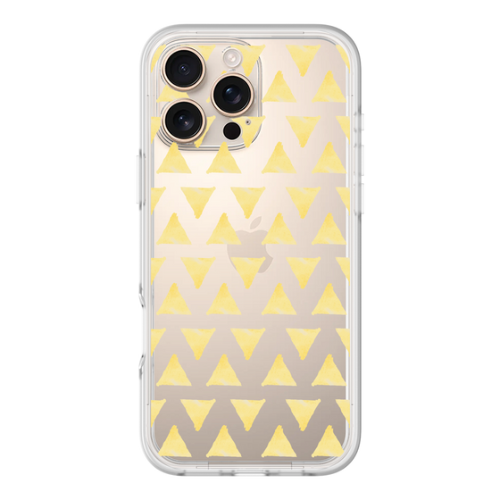 Slim Protection Premium Case［ Original - Favorite Color Triangle - Yellow ］