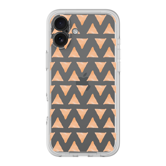 Slim Protection Premium Case［ Original - Favorite Color Triangle - Orange ］
