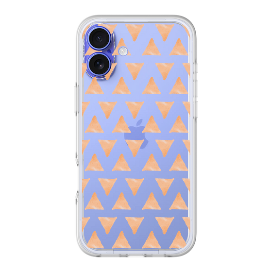 Slim Protection Premium Case［ Original - Favorite Color Triangle - Orange ］