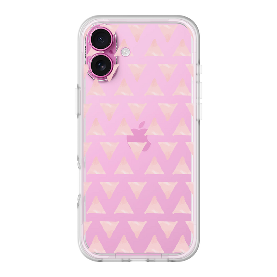 Slim Protection Premium Case［ Original - Favorite Color Triangle - Pink ］