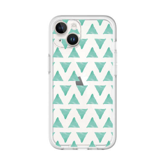 Slim Protection Premium Case［ Original - Favorite Color Triangle - Green ］