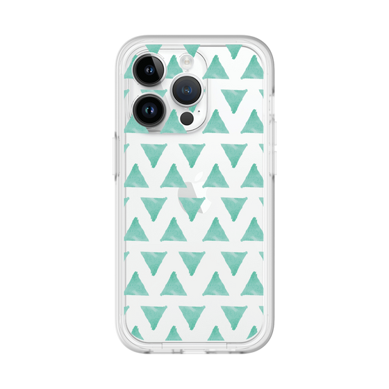 Slim Protection Premium Case［ Original - Favorite Color Triangle - Green ］