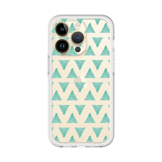 Slim Protection Premium Case［ Original - Favorite Color Triangle - Green ］