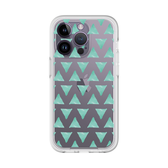 Slim Protection Premium Case［ Original - Favorite Color Triangle - Green ］