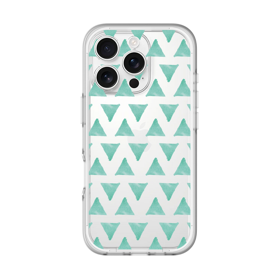 Slim Protection Premium Case［ Original - Favorite Color Triangle - Green ］